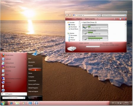 стиль операционной системы Windows 7