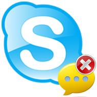 Как удалить сообщения из Skype