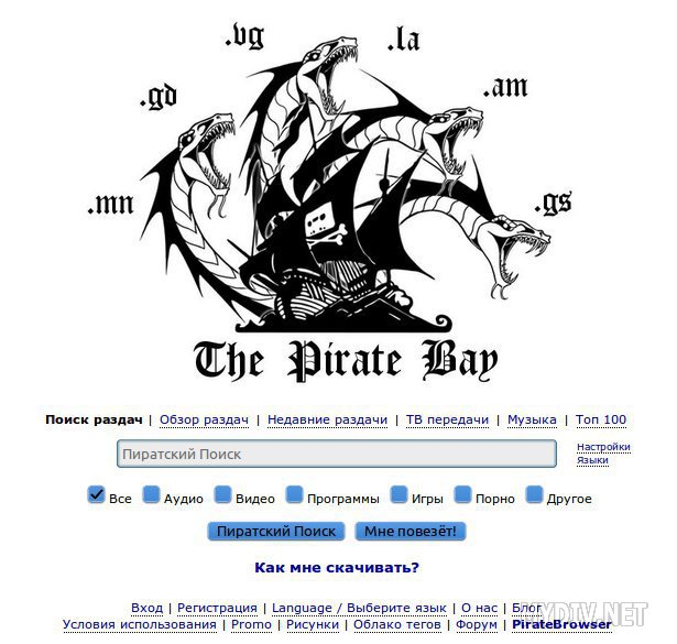 The Pirate Bay возобновил свою работу. Знаменитый торрент-сайт снова в строю