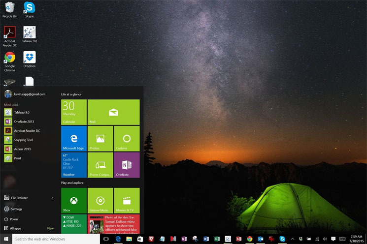 Планы Microsoft на Windows 10