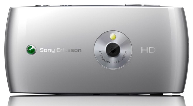 Sony Ericsson Vivaz - Задняя панель