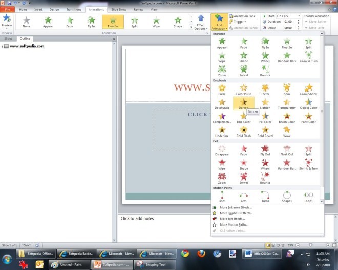 Office 2010 RC Build 14.0.4734.1000 - PowerPoint