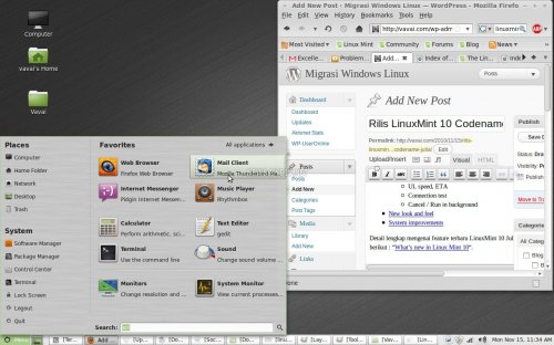 Linux Mint 10 Software Manager