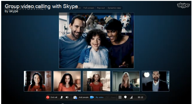 Групповой видео чат в Skype 5.1