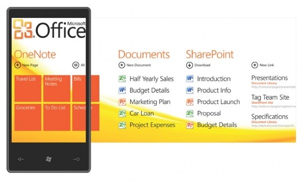 Windows Phone 7 Office Hub